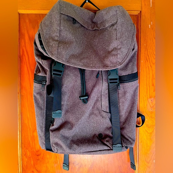 lululemon athletica Handbags - Lululemon Backpack - Maroon/Wine Colored